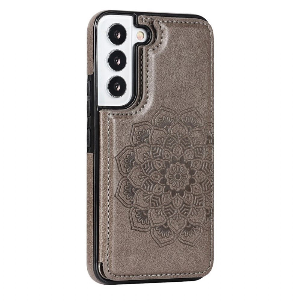 Handyhülle Für Samsung Galaxy S22 5G Kartenhalter Mit Mandala-print