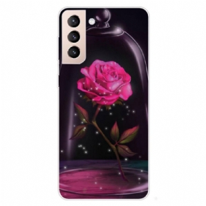 Handyhülle Für Samsung Galaxy S22 5G Magisches Rosa