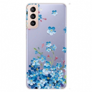 Hülle Für Samsung Galaxy S22 5G Blaue Blumen