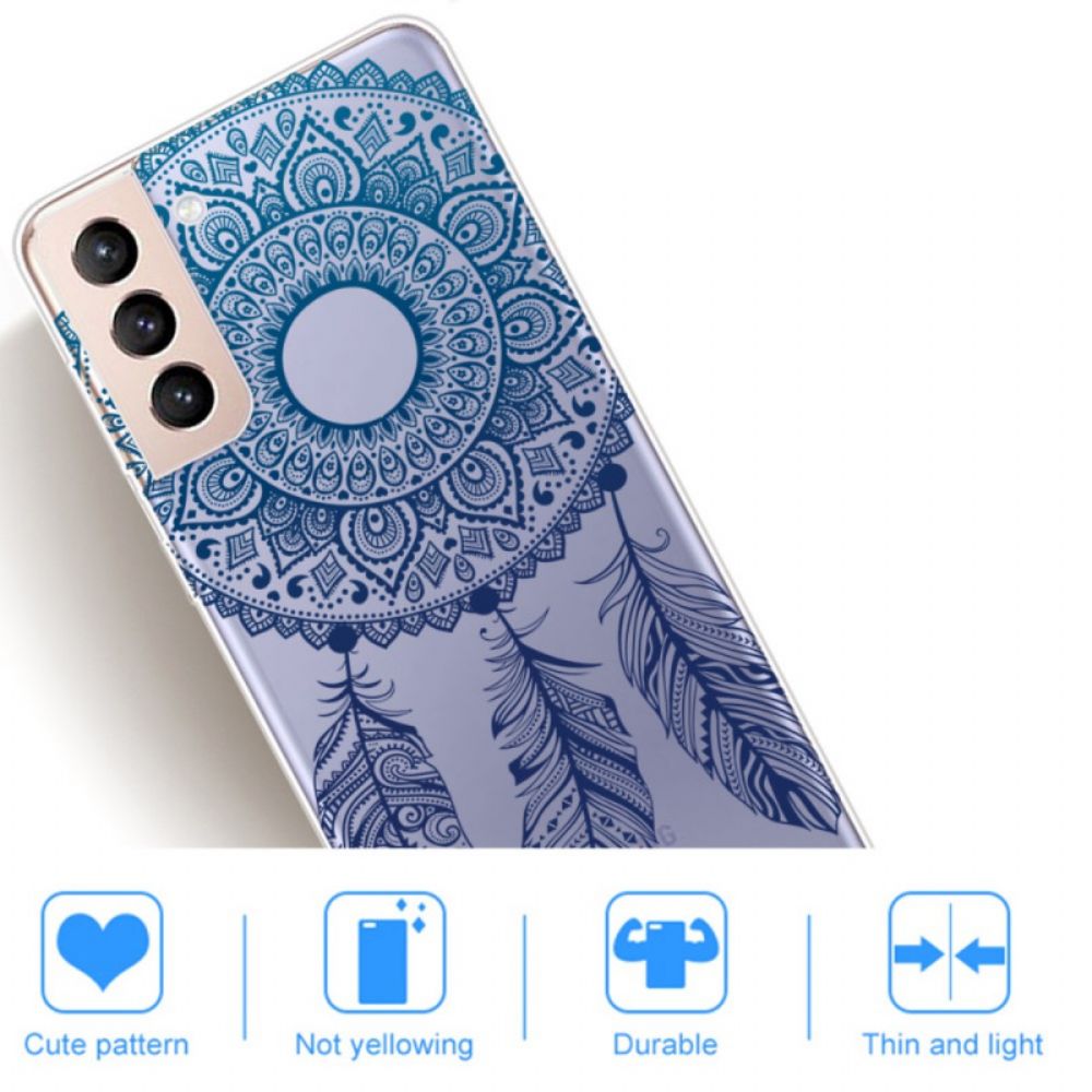 Hülle Für Samsung Galaxy S22 5G Einzelnes Blumen-mandala