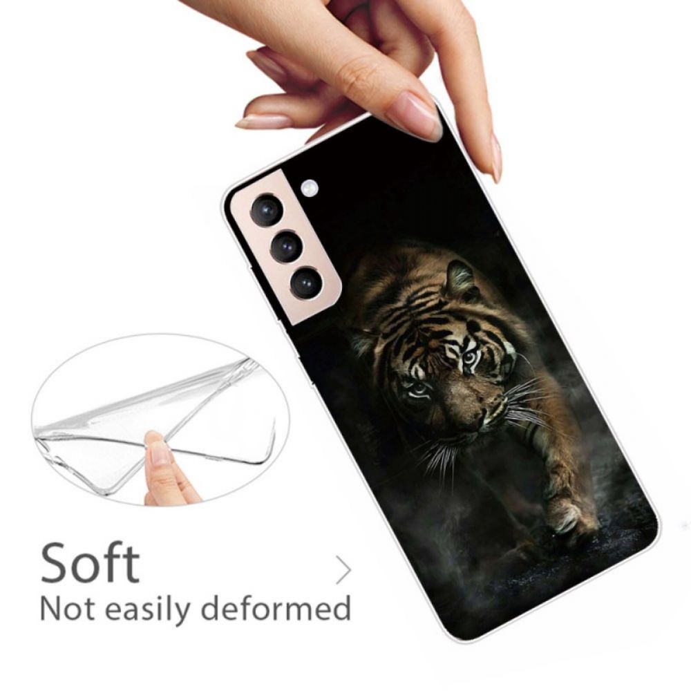 Hülle Für Samsung Galaxy S22 5G Flexibler Tiger