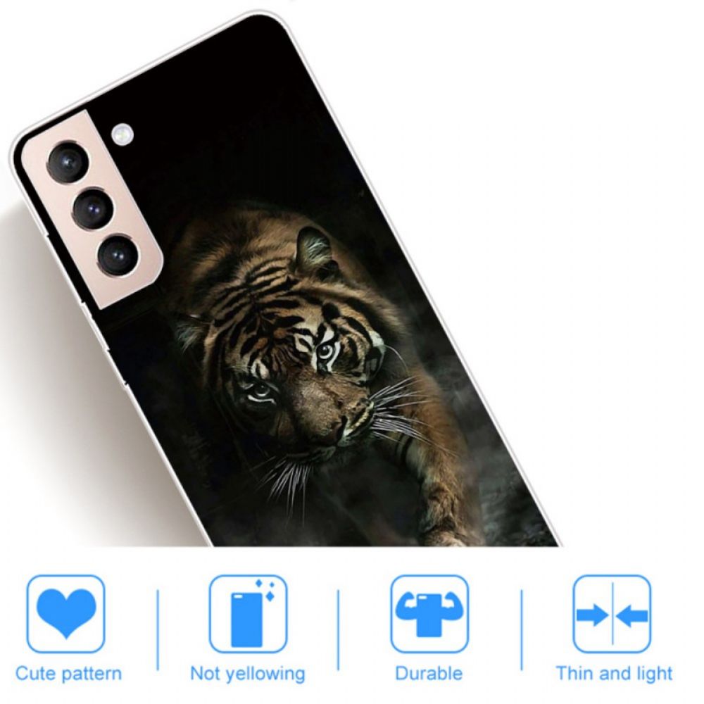 Hülle Für Samsung Galaxy S22 5G Flexibler Tiger