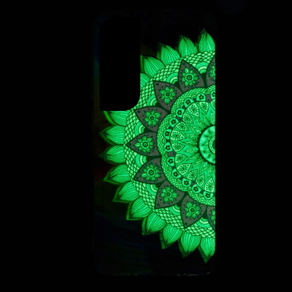 Hülle Für Samsung Galaxy S22 5G Fluoreszierende Blumenserie