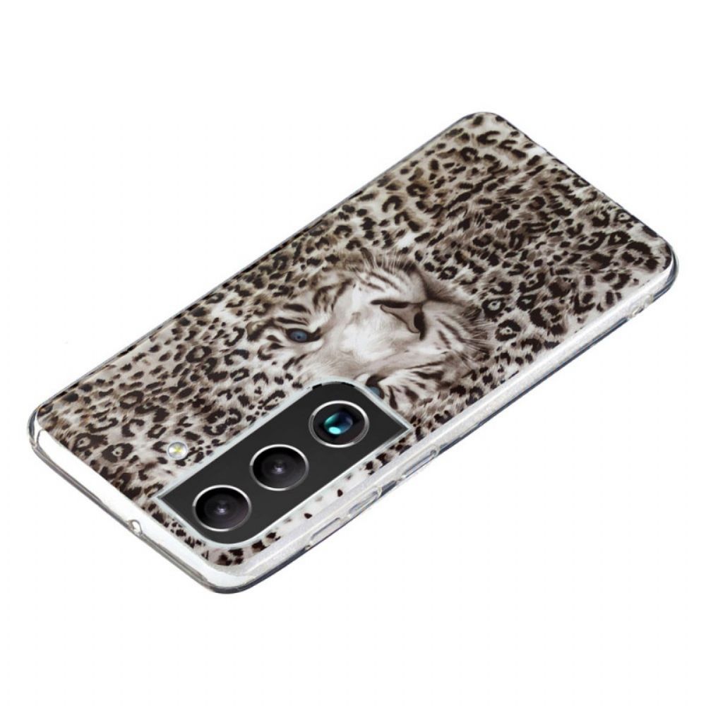 Hülle Für Samsung Galaxy S22 5G Fluoreszierender Leopard