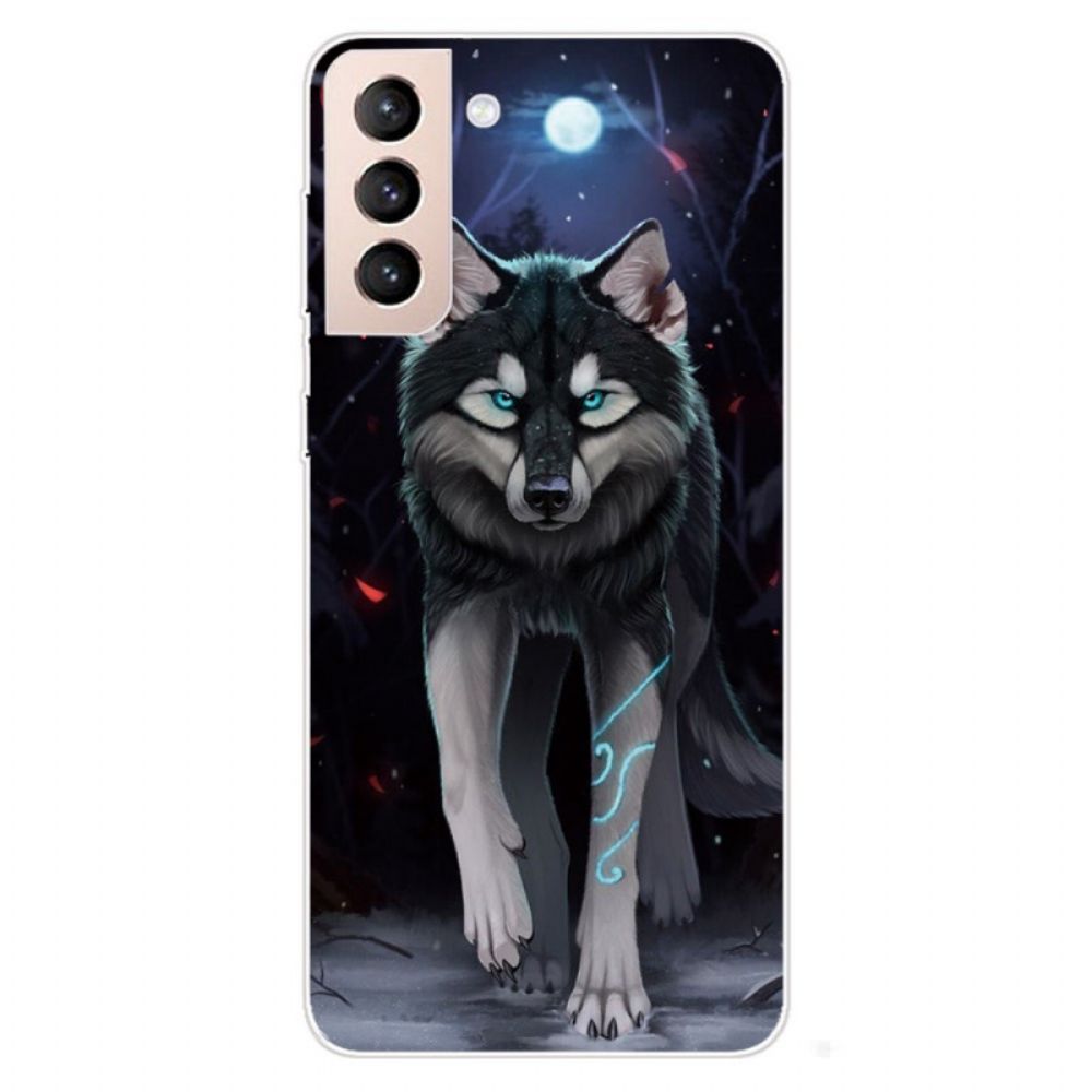 Hülle Für Samsung Galaxy S22 5G Königlicher Wolf