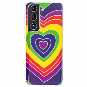 Hülle Für Samsung Galaxy S22 5G Psychedelisches Herz