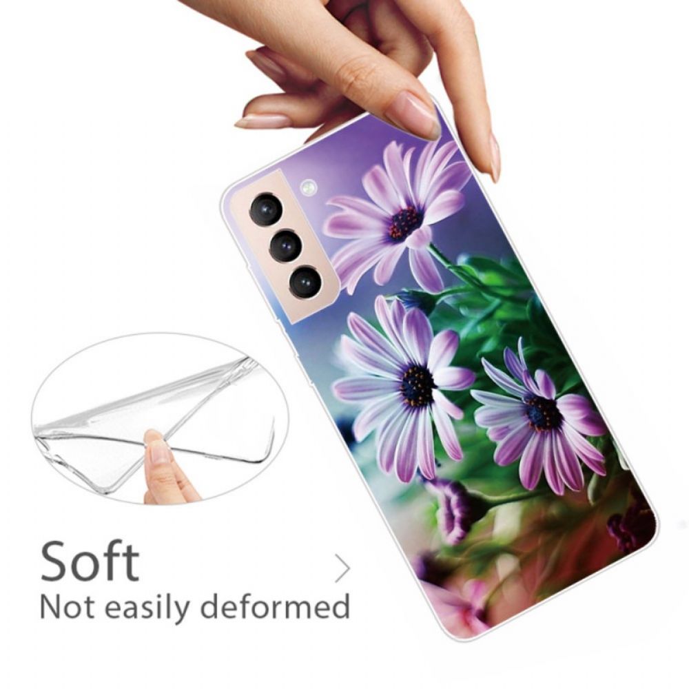 Hülle Für Samsung Galaxy S22 5G Realistische Blumen