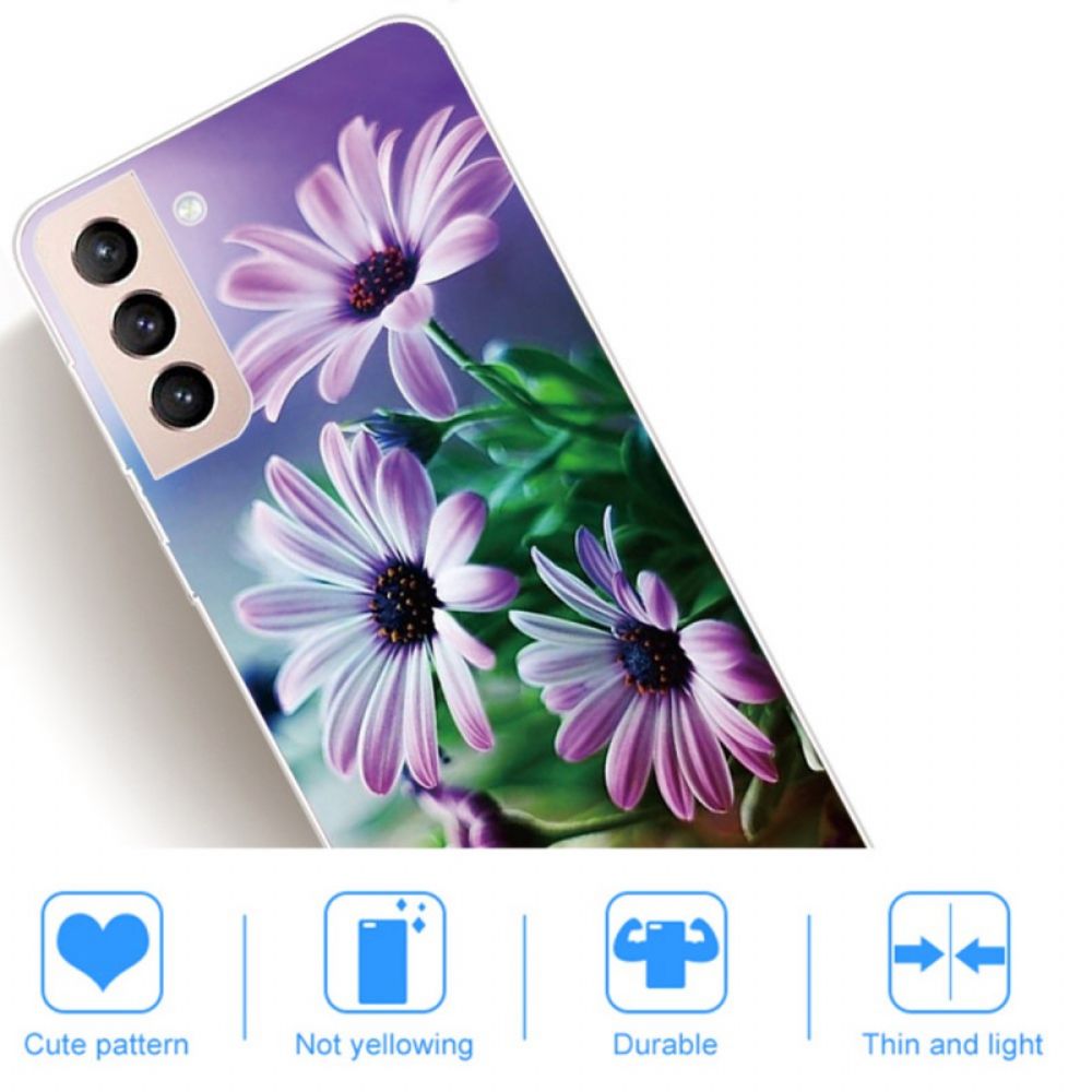 Hülle Für Samsung Galaxy S22 5G Realistische Blumen