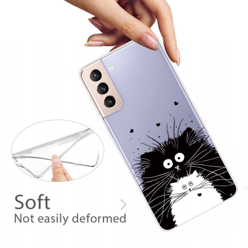 Hülle Für Samsung Galaxy S22 5G Sieh Dir Die Katzen An