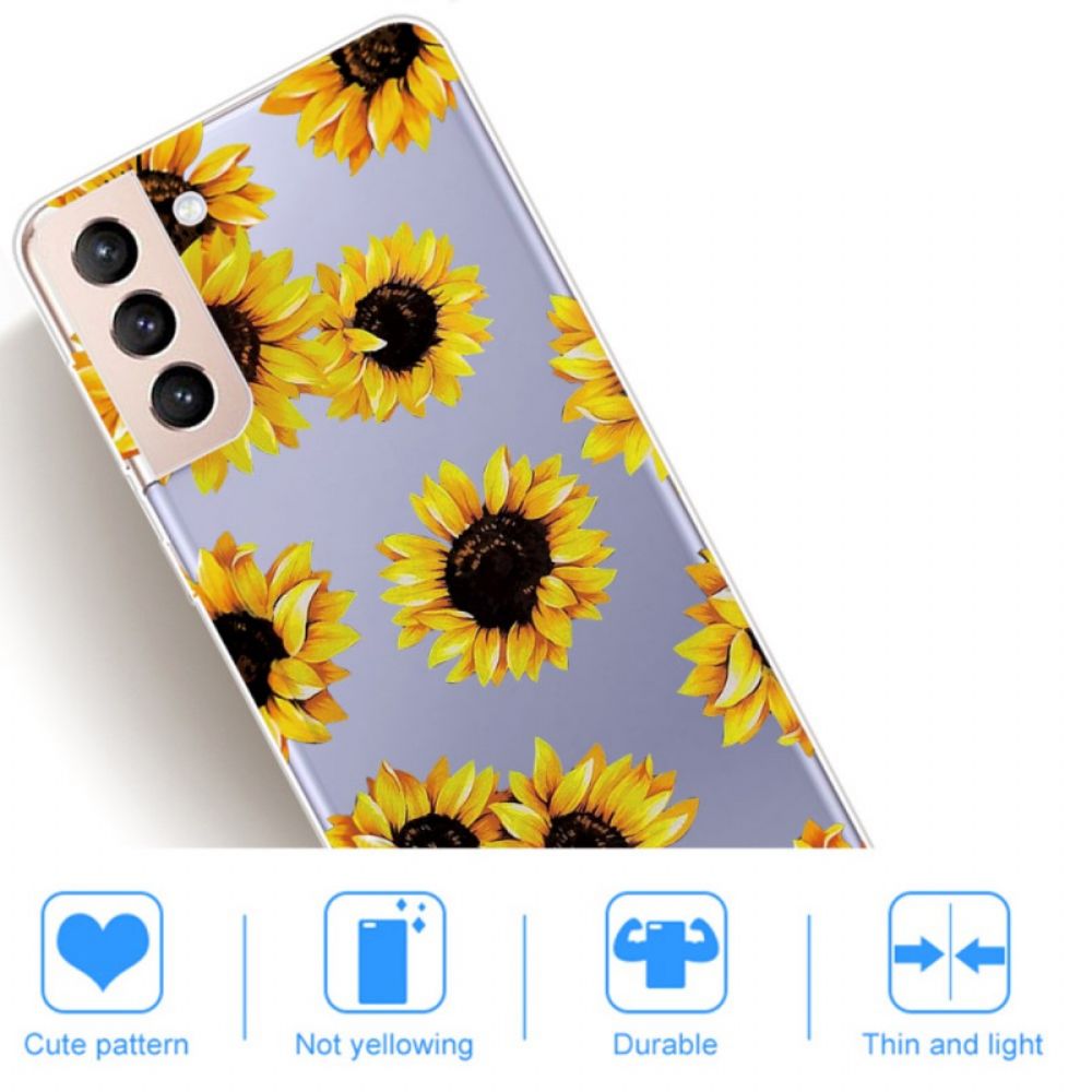 Hülle Für Samsung Galaxy S22 5G Sonnenblumen