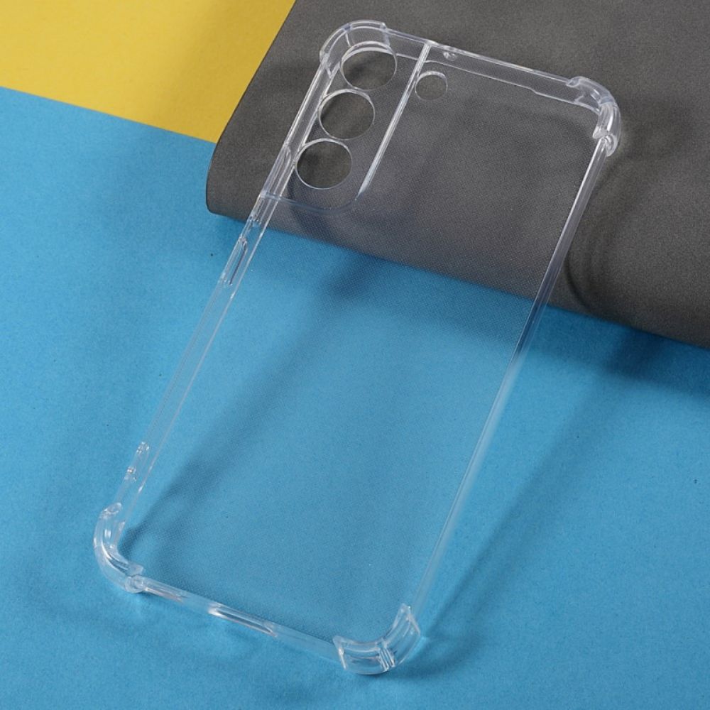 Hülle Für Samsung Galaxy S22 5G Transparente Verstärkte Ecken