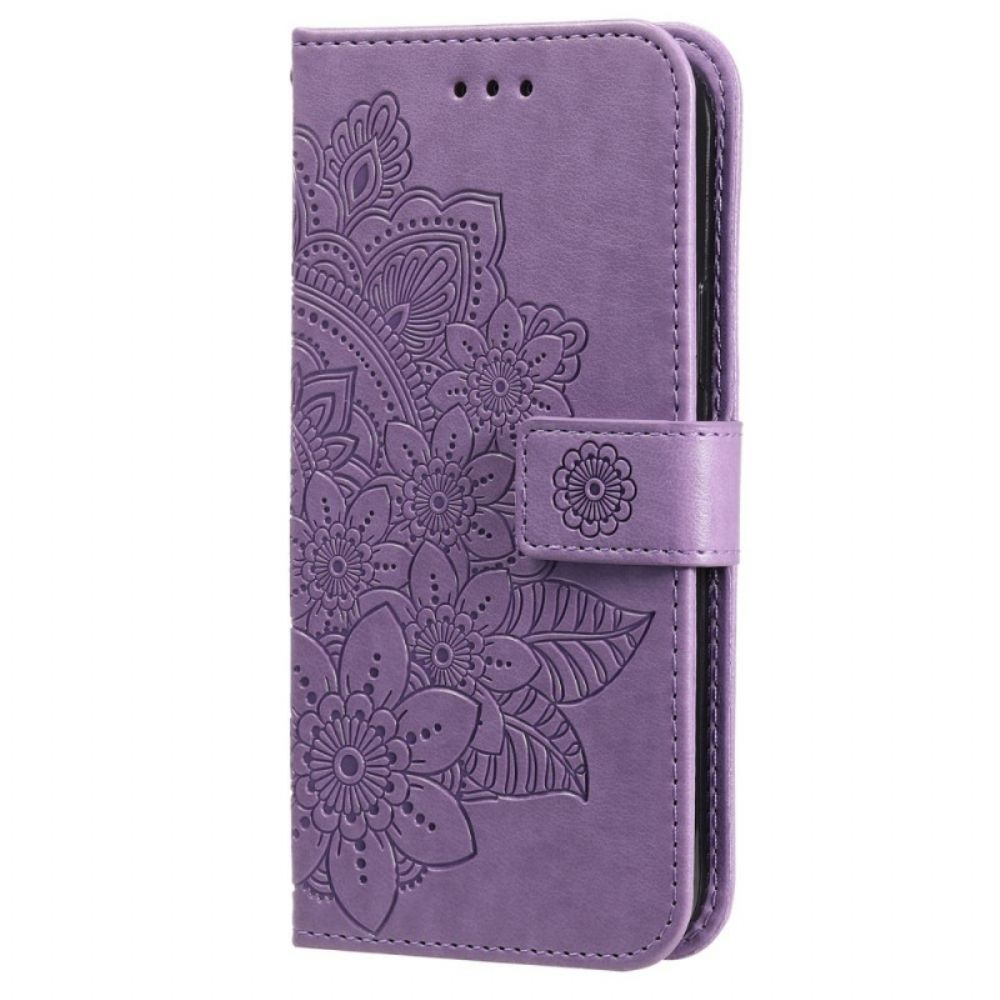 Lederhüllen Für Samsung Galaxy S22 5G Blumen-mandala