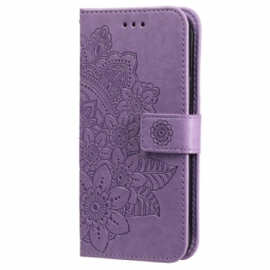 Lederhüllen Für Samsung Galaxy S22 5G Blumen-mandala