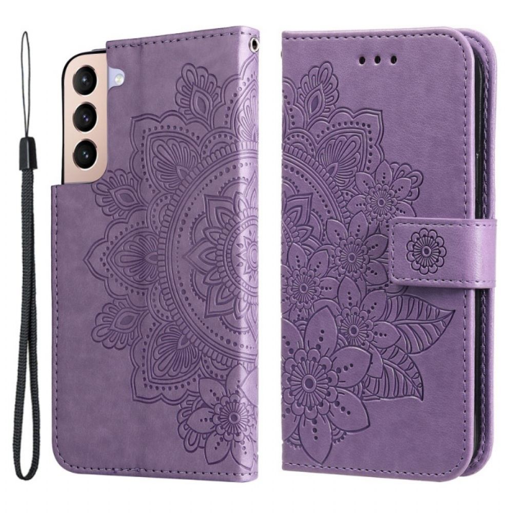 Lederhüllen Für Samsung Galaxy S22 5G Blumen-mandala