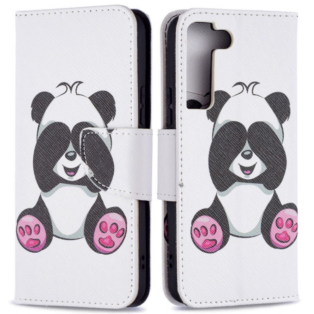 Lederhüllen Für Samsung Galaxy S22 5G Panda-spaß