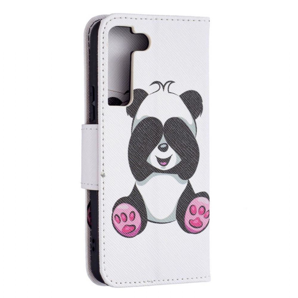 Lederhüllen Für Samsung Galaxy S22 5G Panda-spaß