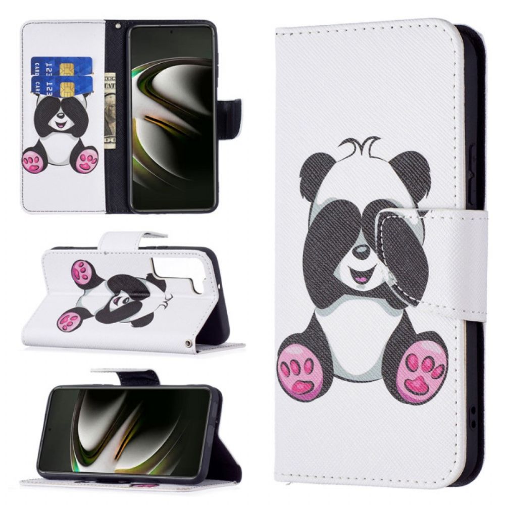 Lederhüllen Für Samsung Galaxy S22 5G Panda-spaß