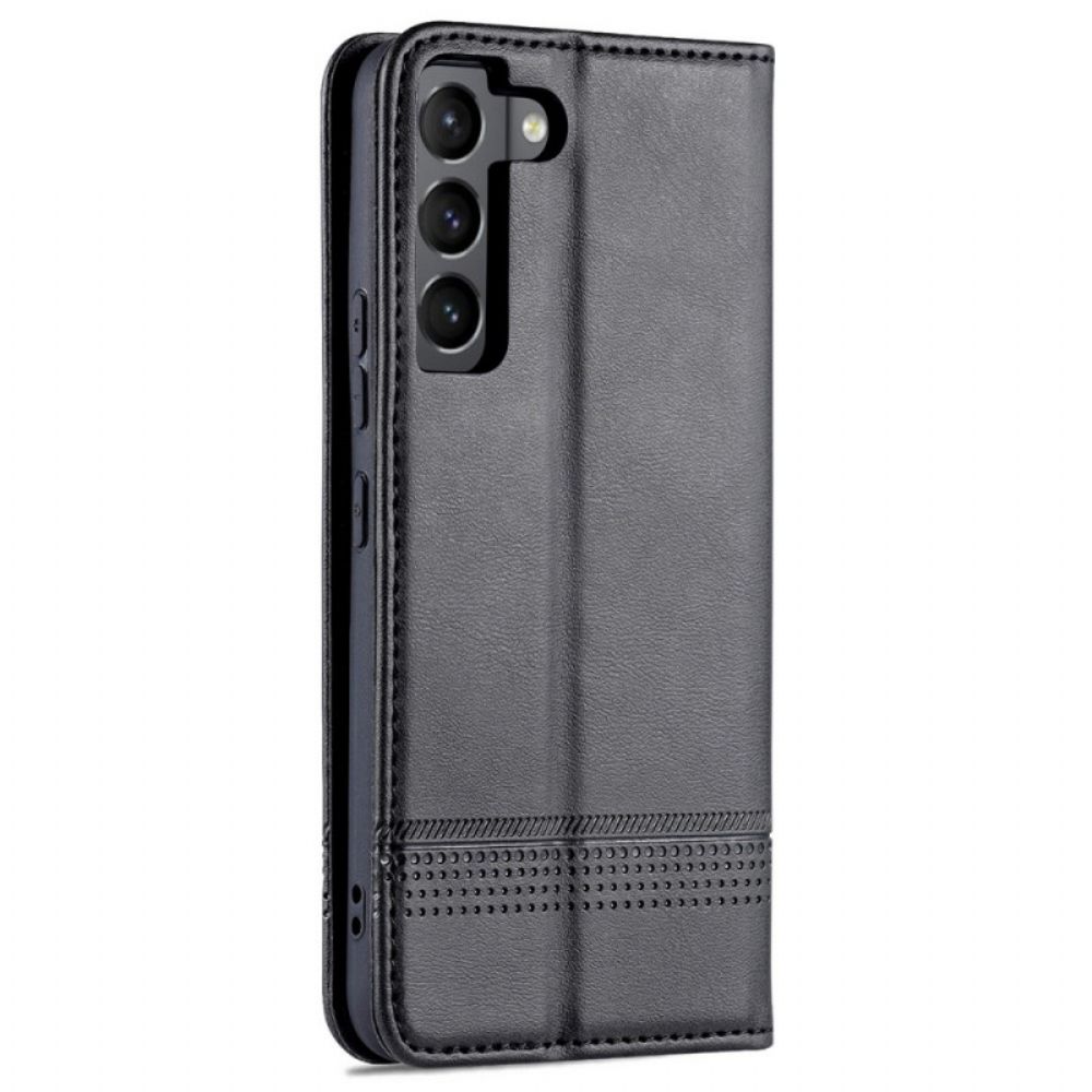 Schutzhülle Für Samsung Galaxy S22 5G Flip Case Azns-lederstil