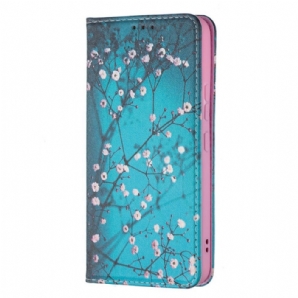 Schutzhülle Für Samsung Galaxy S22 5G Flip Case Blühende Zweige