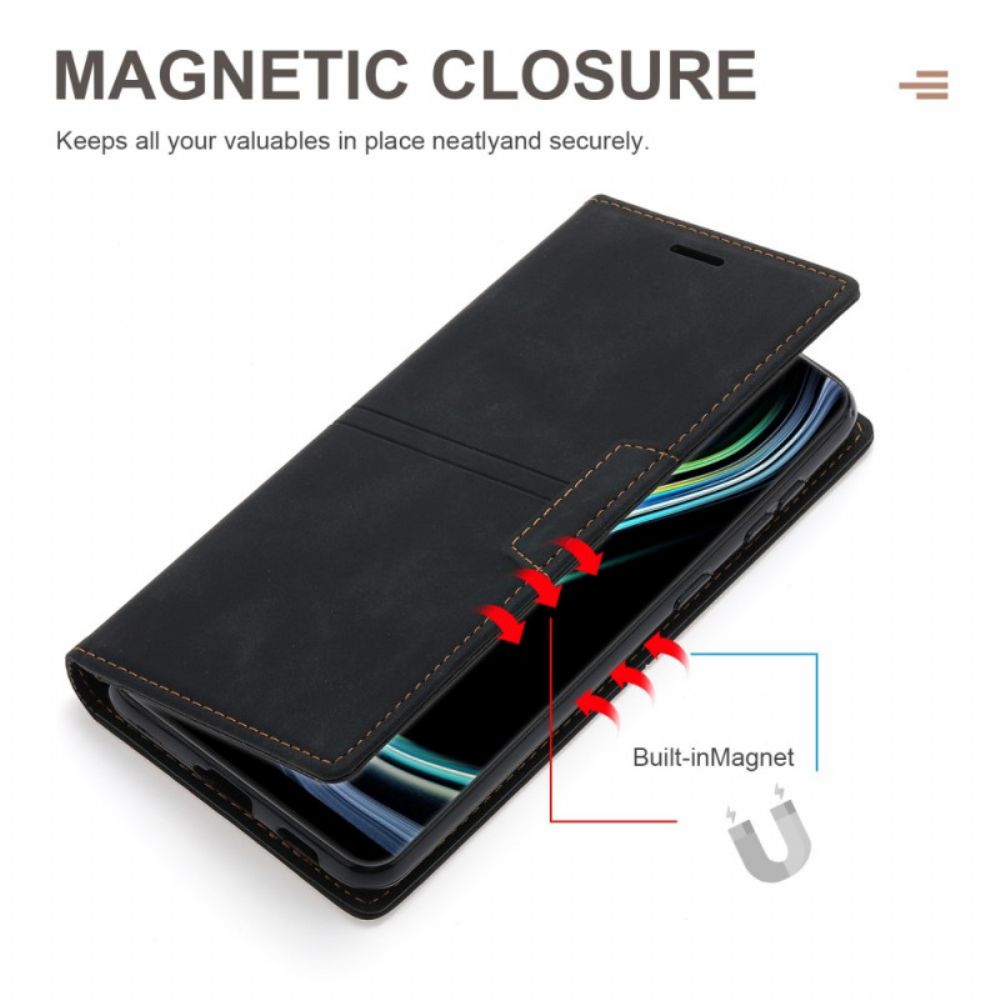 Schutzhülle Für Samsung Galaxy S22 5G Flip Case Couture-magnetverschluss Im Lederstil