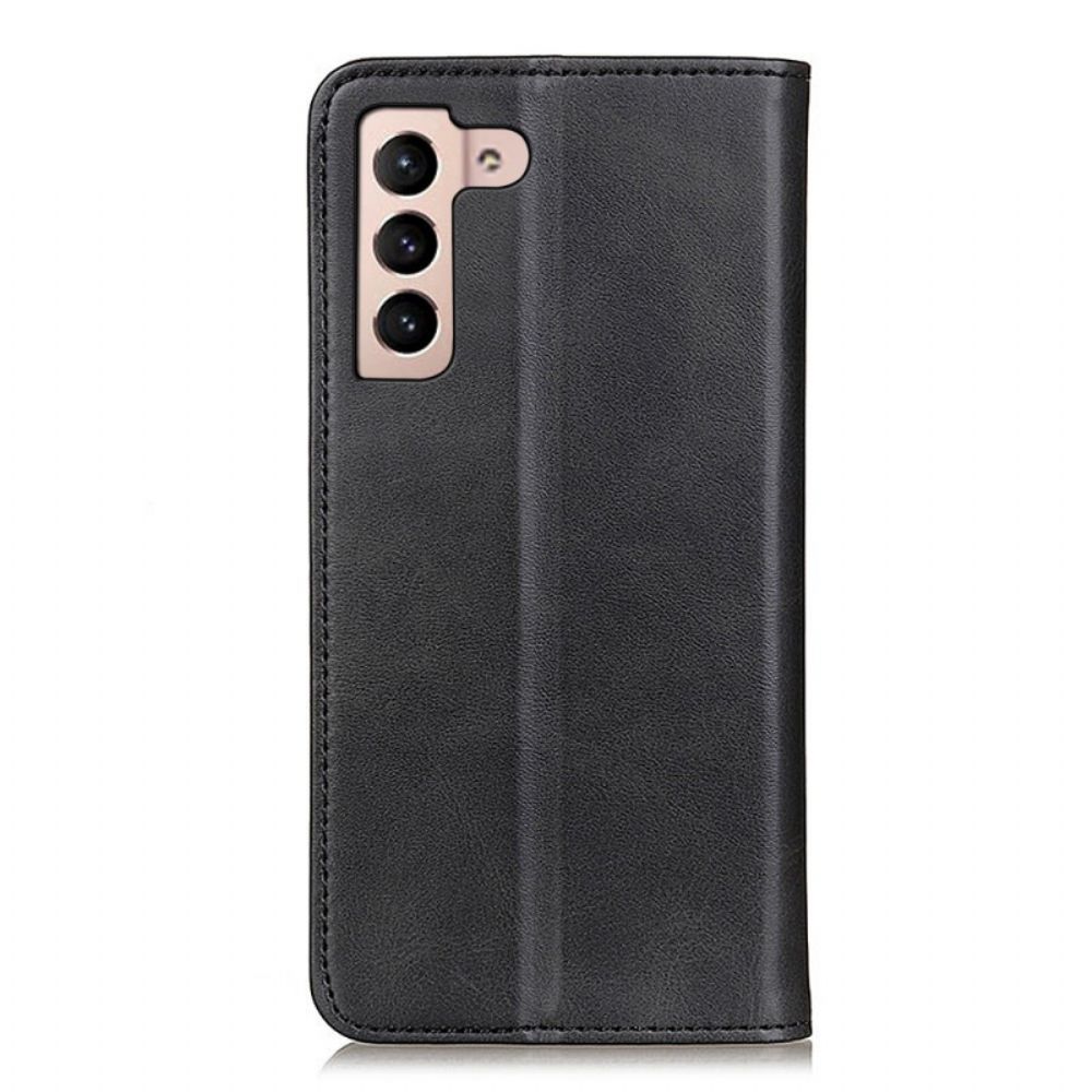 Schutzhülle Für Samsung Galaxy S22 5G Flip Case Elegance Spaltleder