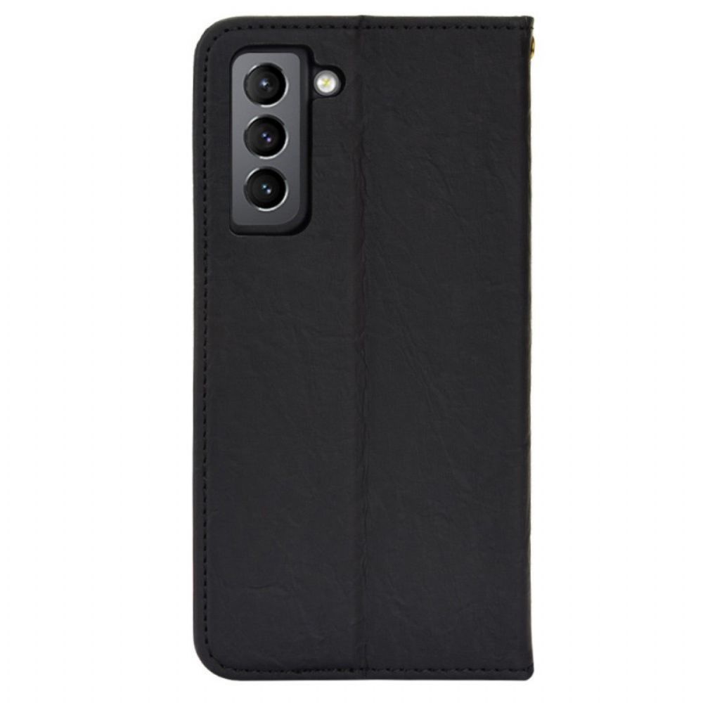 Schutzhülle Für Samsung Galaxy S22 5G Flip Case Farbiges Dreieck