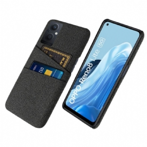 Hülle Für Oppo Reno 8 Lite Kartenhaltertuch