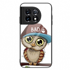 Hülle Für OnePlus 11 5G Bad Owl Gehärtetes Glas