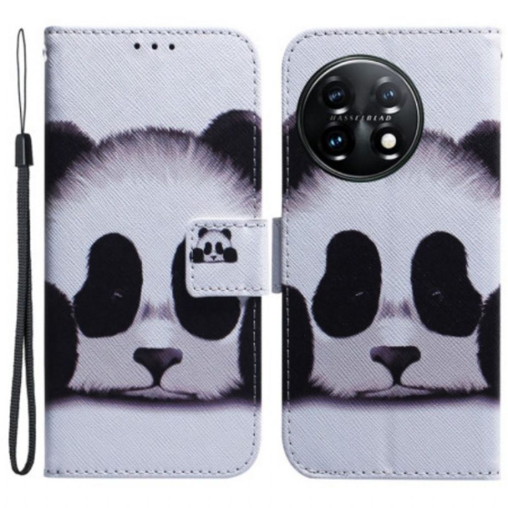 Lederhüllen Für OnePlus 11 5G Panda