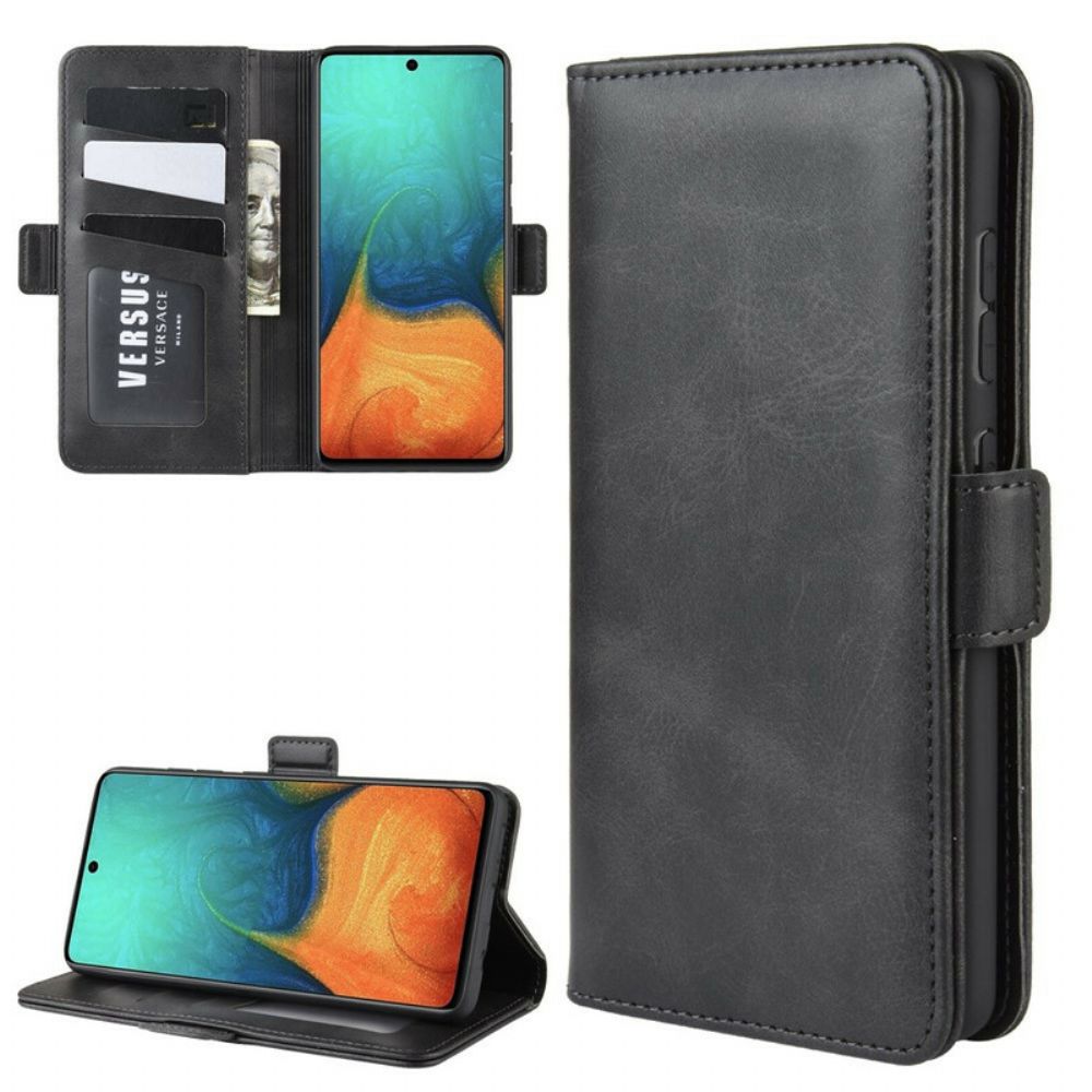 Flip Case Für Samsung Galaxy A71 Flip Case Doppelklappe