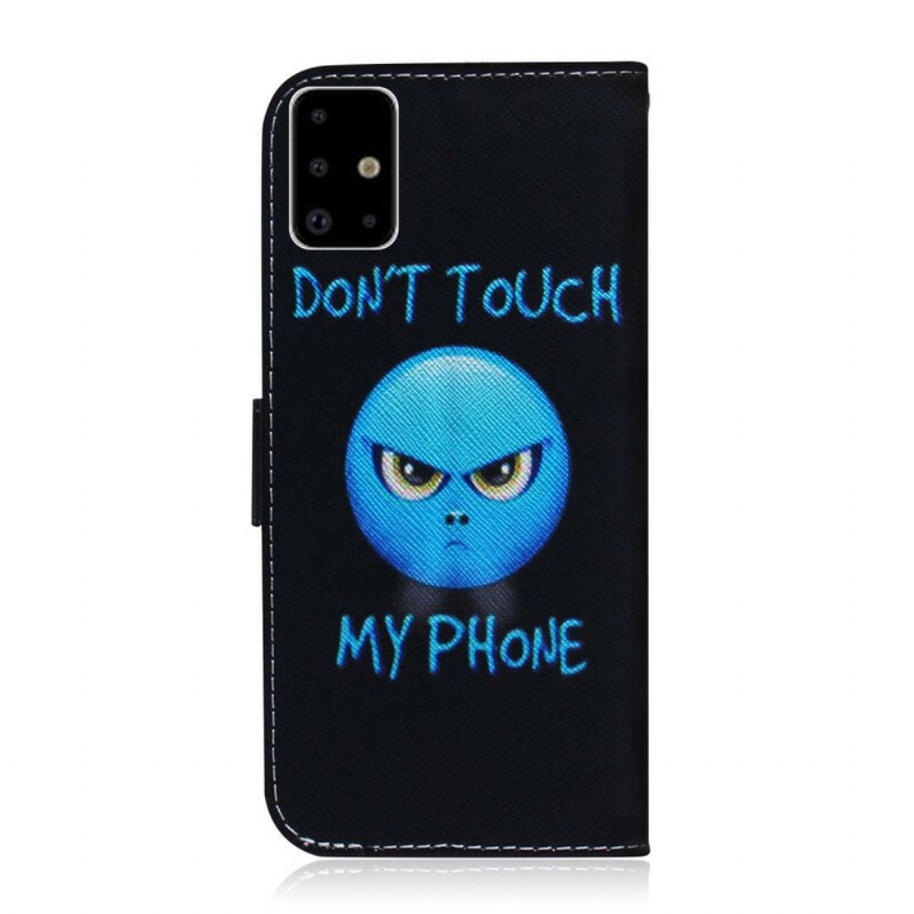 Flip Case Für Samsung Galaxy A71 Emoji-telefon