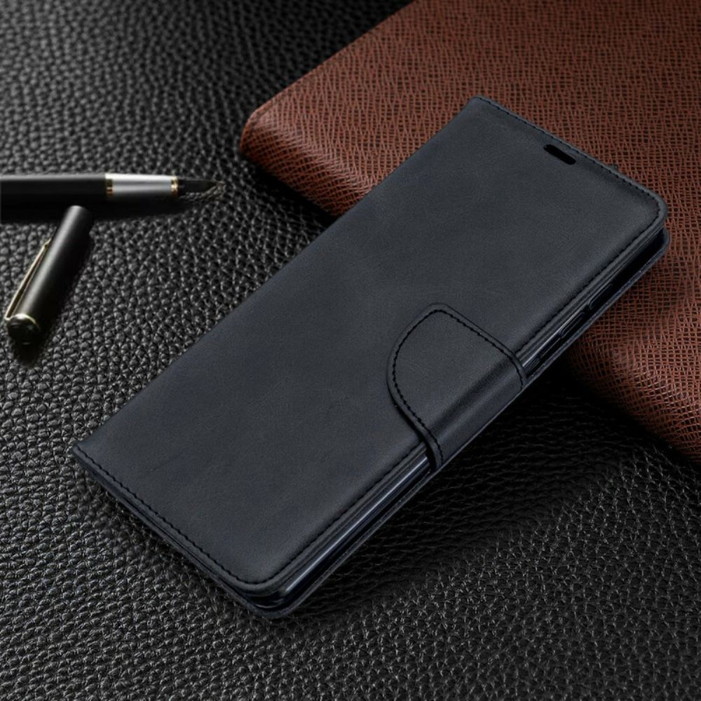 Flip Case Für Samsung Galaxy A71 Flip Case Glatte Schräge Klappe