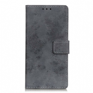 Flip Case Für Samsung Galaxy A71 Vintage-leder-effekt