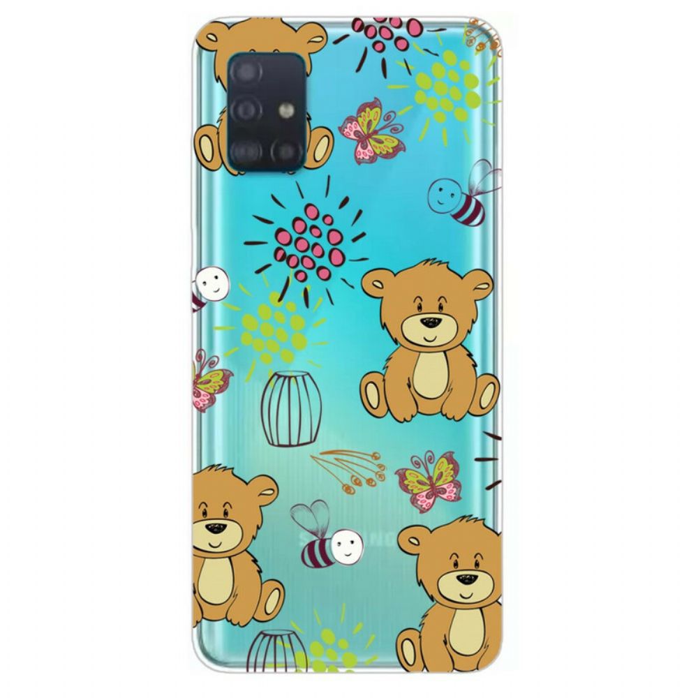 Hülle Für Samsung Galaxy A71 Teddybären Top