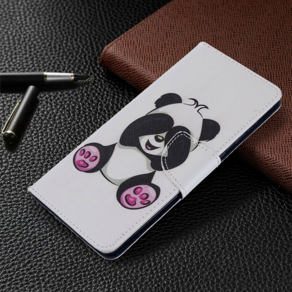 Lederhüllen Für Samsung Galaxy A71 Panda-spaß