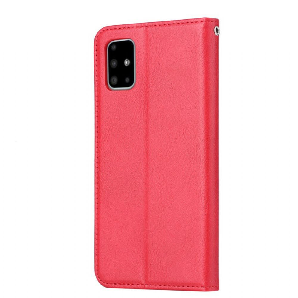 Schutzhülle Für Samsung Galaxy A71 Flip Case Kartenetui Aus Kunstleder