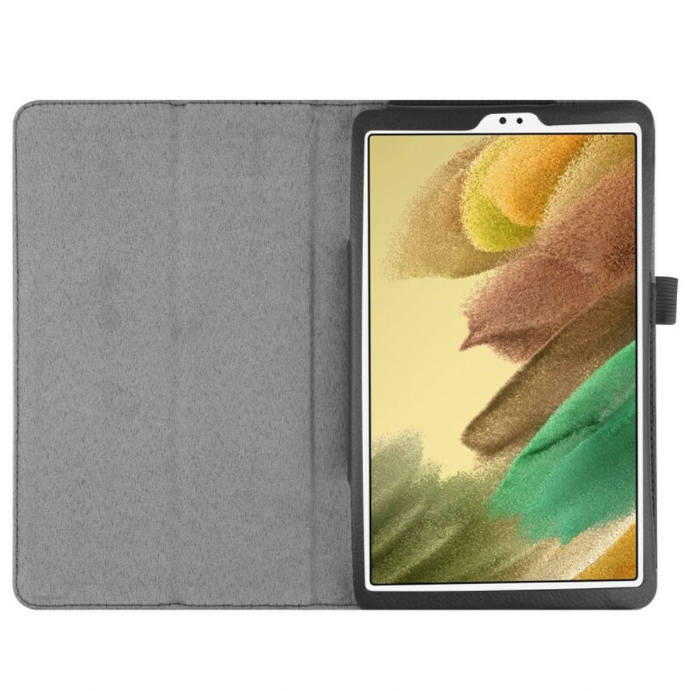 Case Für Samsung Galaxy Tab A7 Lite 2 Fensterläden Aus Litschi-kunstleder