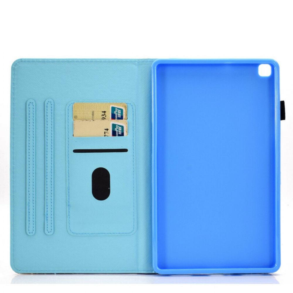 Flip Case Für Samsung Galaxy Tab A7 Lite Bibliothek