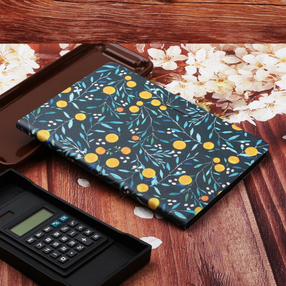 Flip Case Für Samsung Galaxy Tab A7 Lite Blumen Blumen Blumen