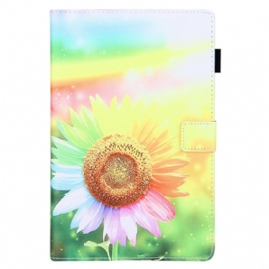 Flip Case Für Samsung Galaxy Tab A7 Lite Blumen In Der Sonne