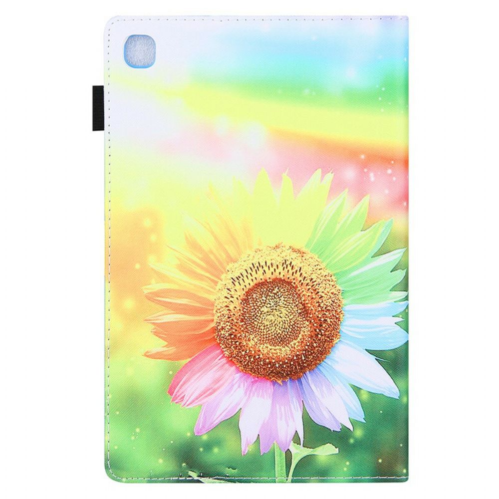 Flip Case Für Samsung Galaxy Tab A7 Lite Blumen In Der Sonne