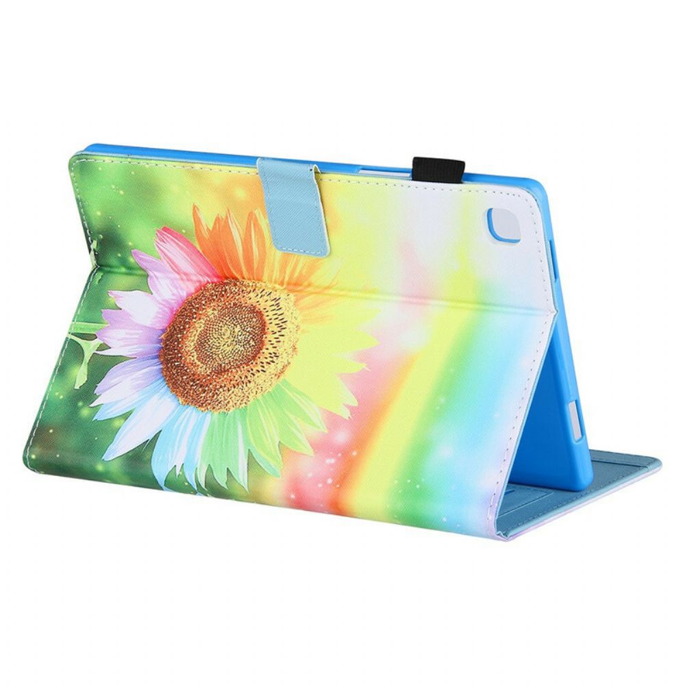 Flip Case Für Samsung Galaxy Tab A7 Lite Blumen In Der Sonne