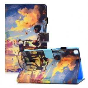 Flip Case Für Samsung Galaxy Tab A7 Lite Fahrrad Art.-nr