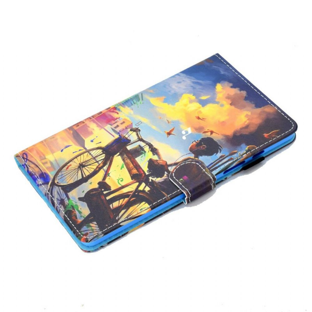 Flip Case Für Samsung Galaxy Tab A7 Lite Fahrrad Art.-nr