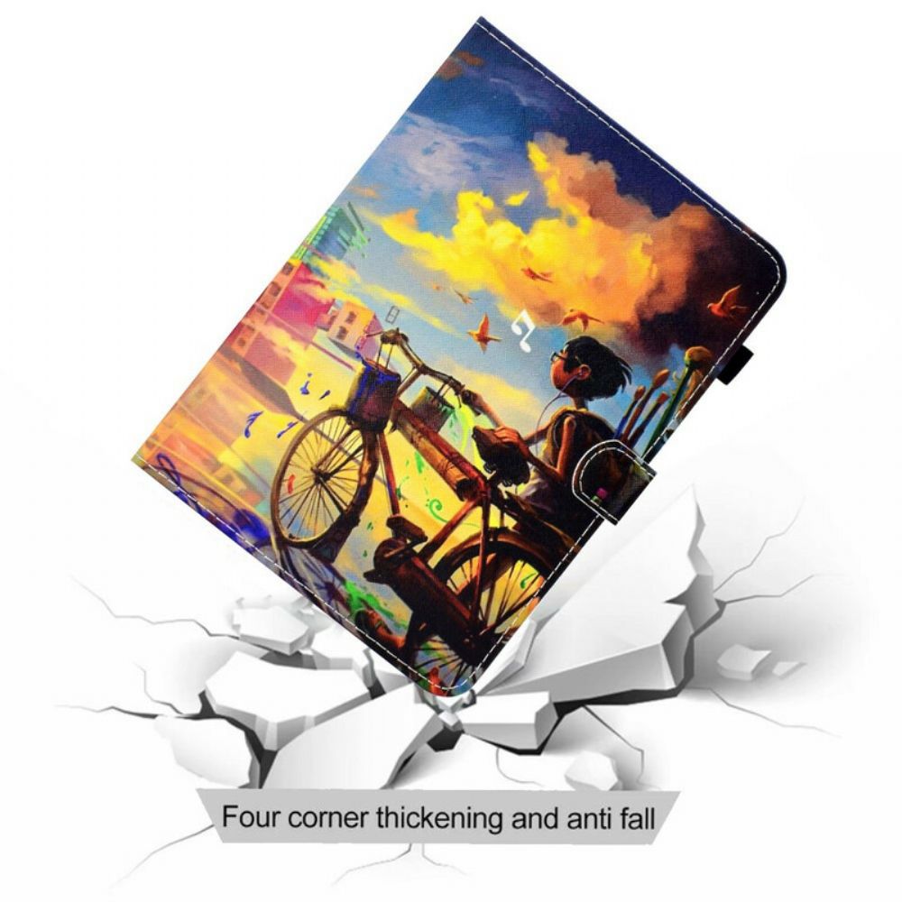 Flip Case Für Samsung Galaxy Tab A7 Lite Fahrrad Art.-nr