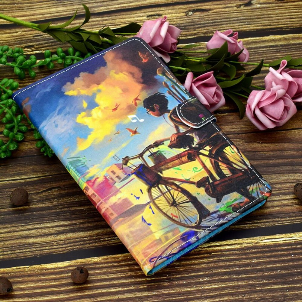 Flip Case Für Samsung Galaxy Tab A7 Lite Fahrrad Art.-nr