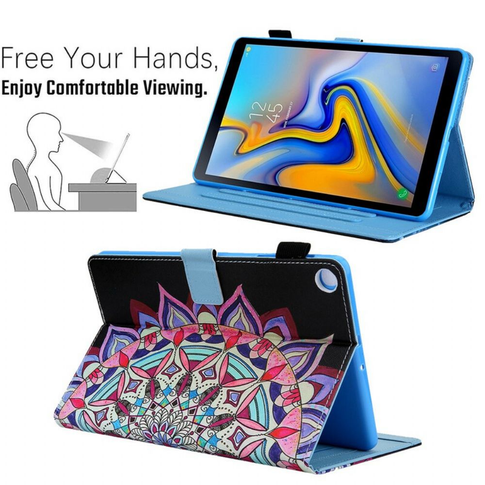 Flip Case Für Samsung Galaxy Tab A7 Lite Grafik-mandala