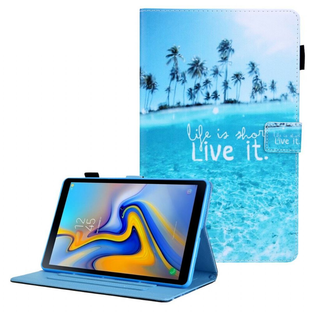 Flip Case Für Samsung Galaxy Tab A7 Lite Lebe Es