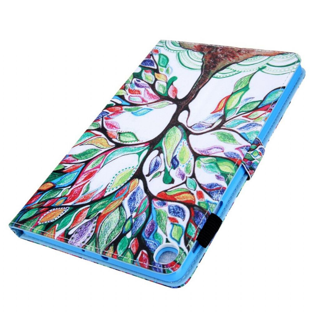 Flip Case Für Samsung Galaxy Tab A7 Lite Mehrfarbiger Baum