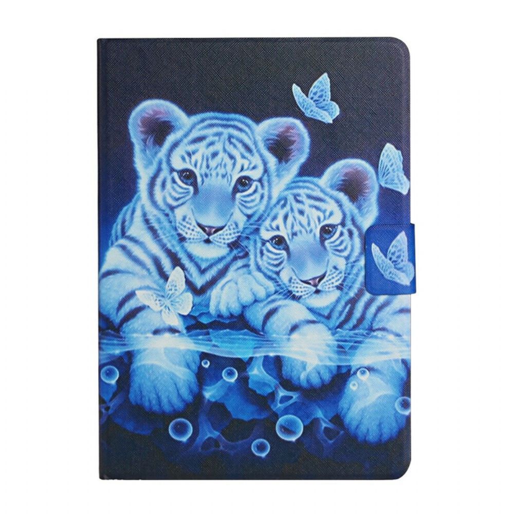 Flip Case Für Samsung Galaxy Tab A7 Lite Tiger